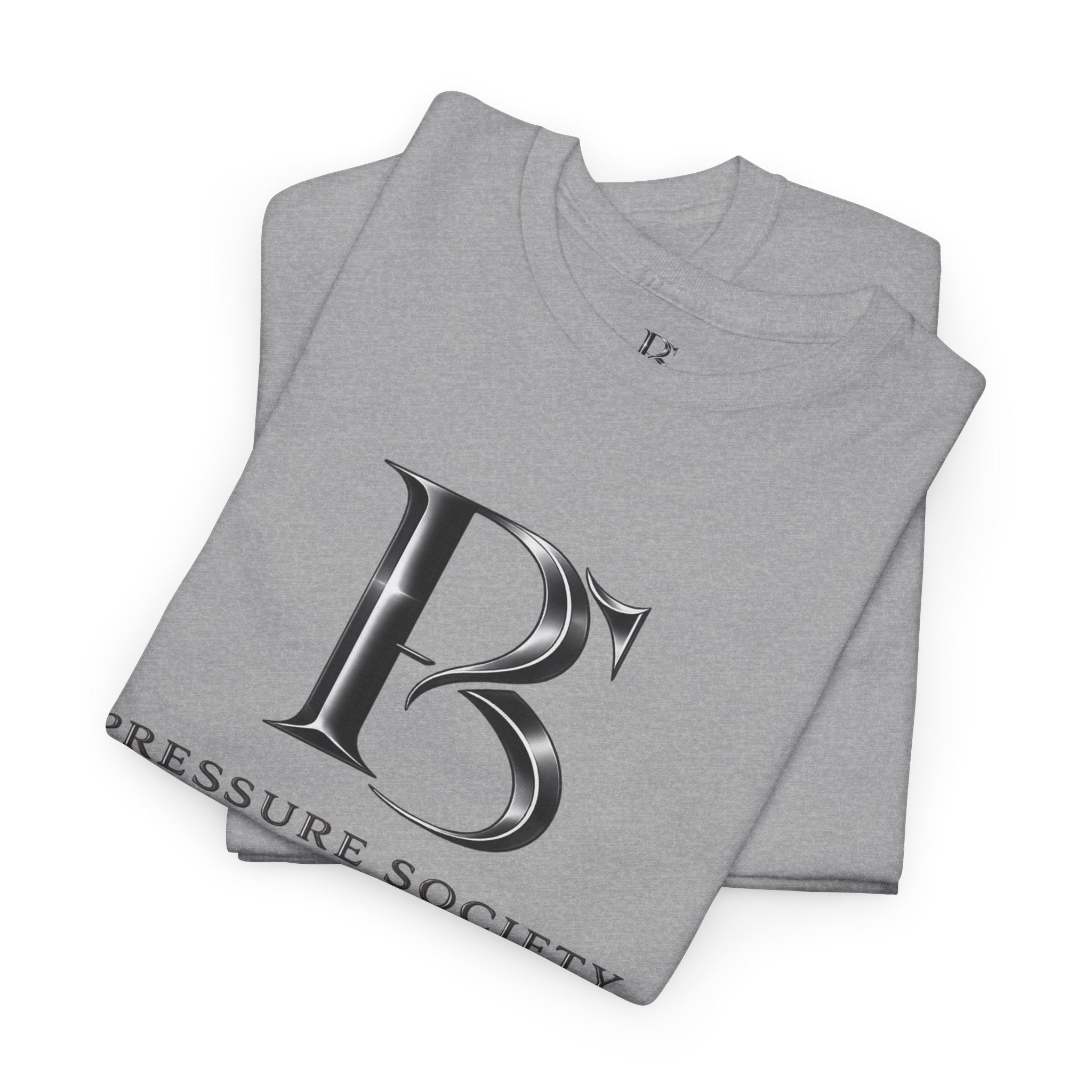 Pressure Society Logo Tee — Signature Mens Monogram T‑Shirt