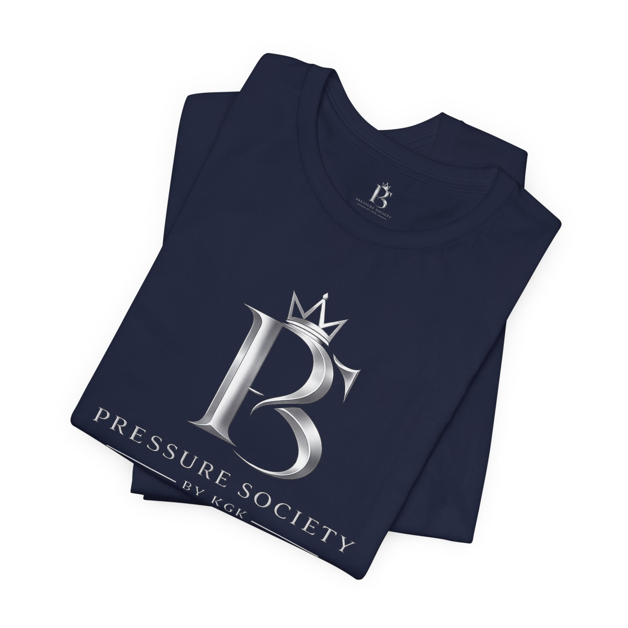 Pressure Society Logo Tee — Pink Crown Womens Monogram T-Shirt