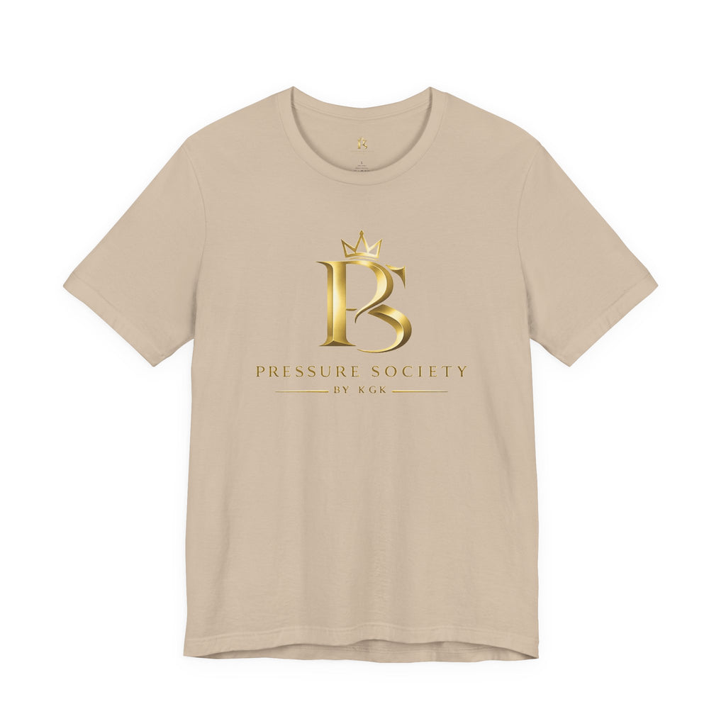 Pressure Society Logo Tee — Pink Crown Womens Monogram T-Shirt