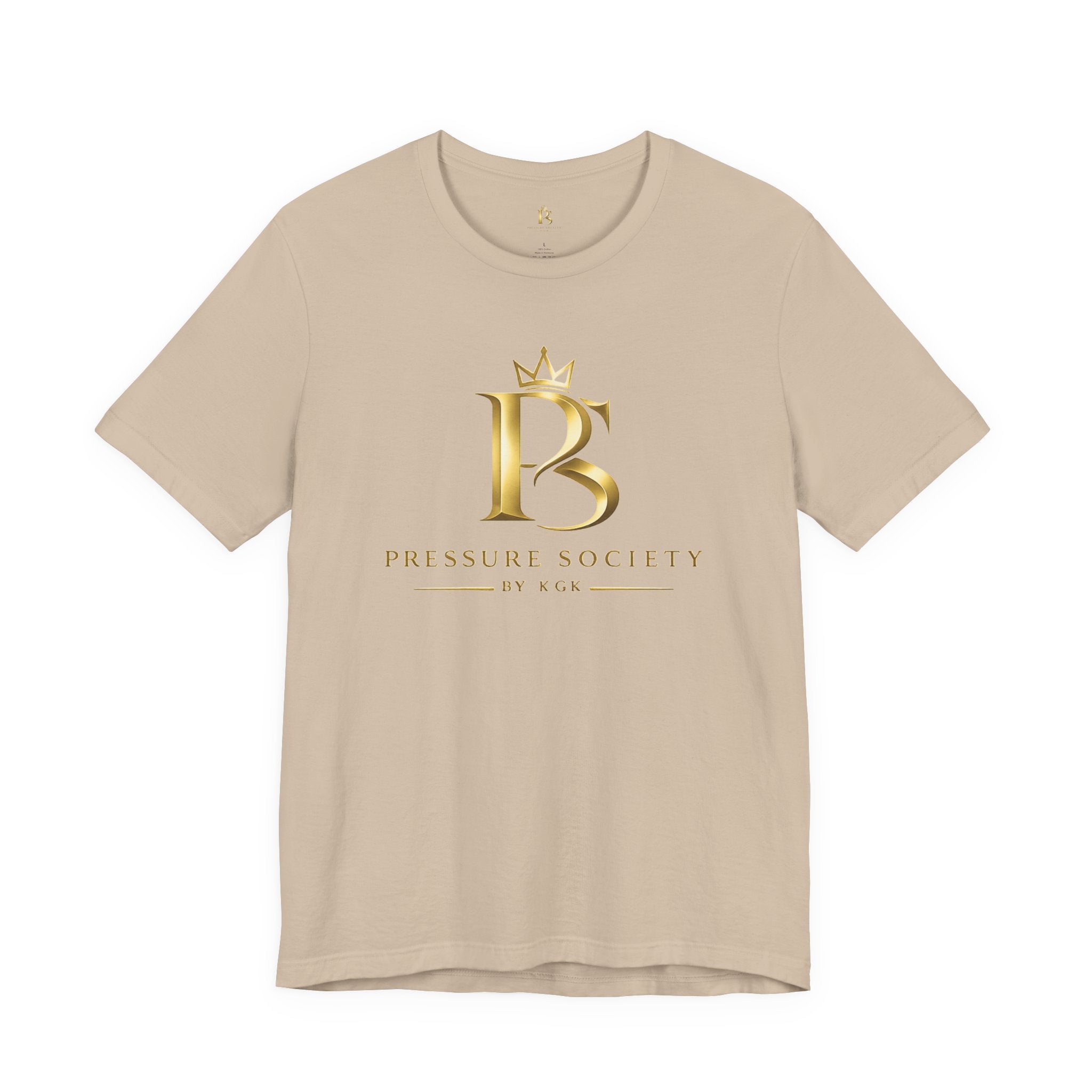 Pressure Society Logo Tee — Pink Crown Womens Monogram T-Shirt