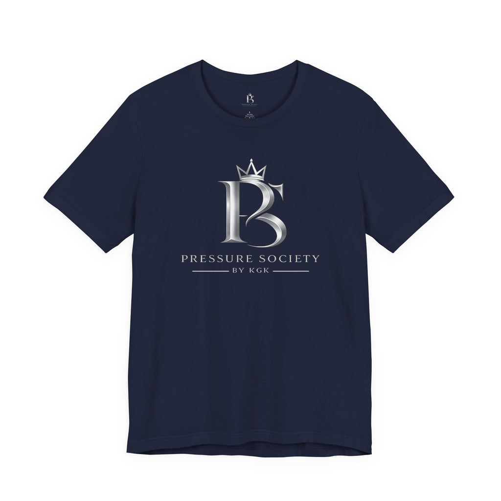 Pressure Society Logo Tee — Pink Crown Womens Monogram T-Shirt
