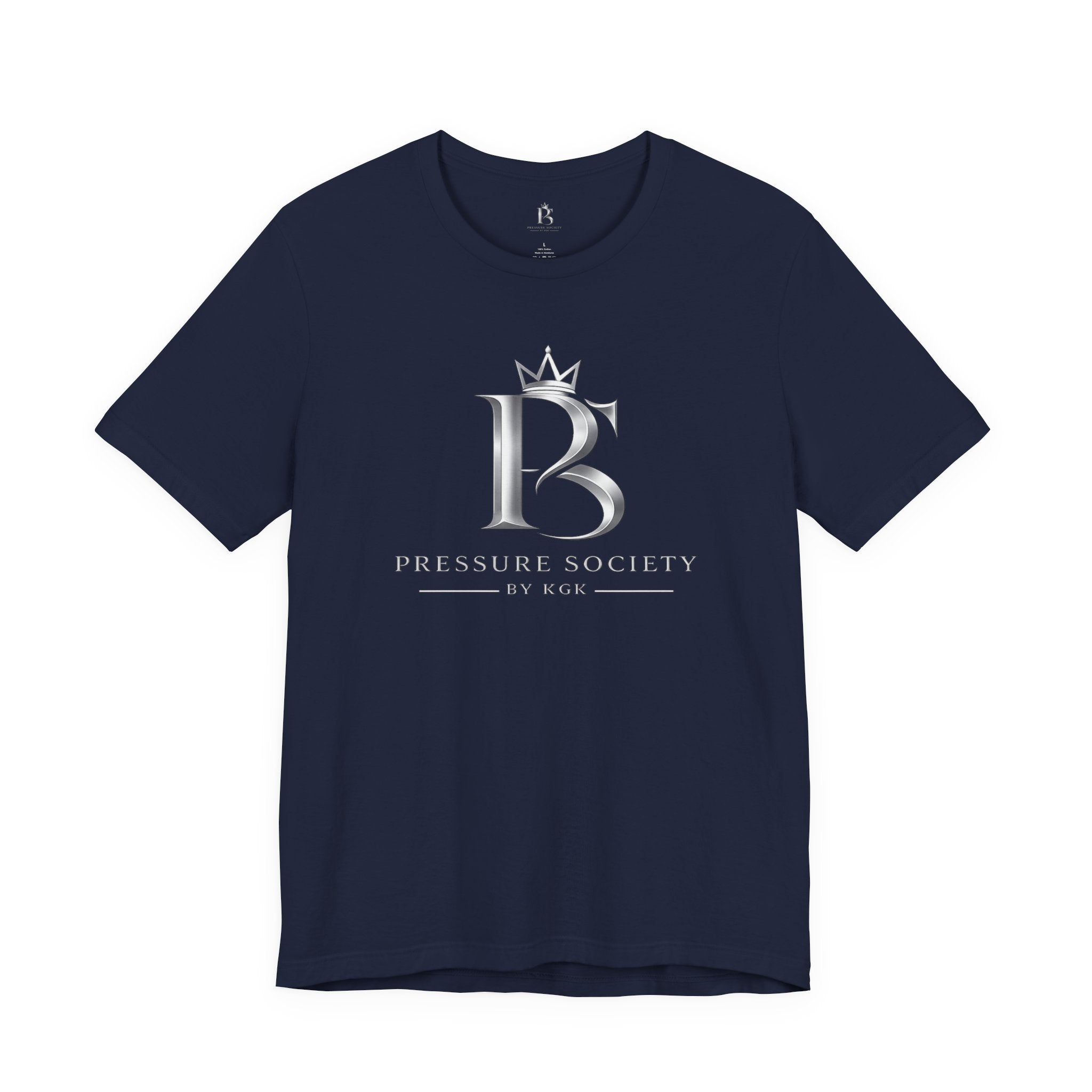 Pressure Society Logo Tee — Pink Crown Womens Monogram T-Shirt